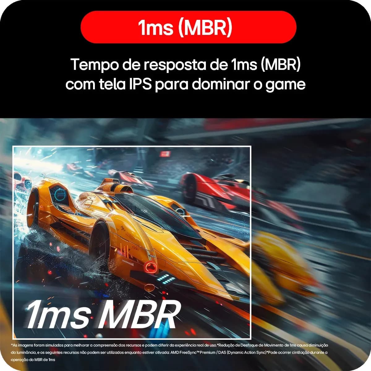 LG UltraGear Monitor Gamer 27" IPS, 144Hz Nativo, 1ms (MBR), Full HD (1920x1080), HDR10, NVIDIA G-SYNC, AMD FreeSync, Preto - 27G411B — imagem 5