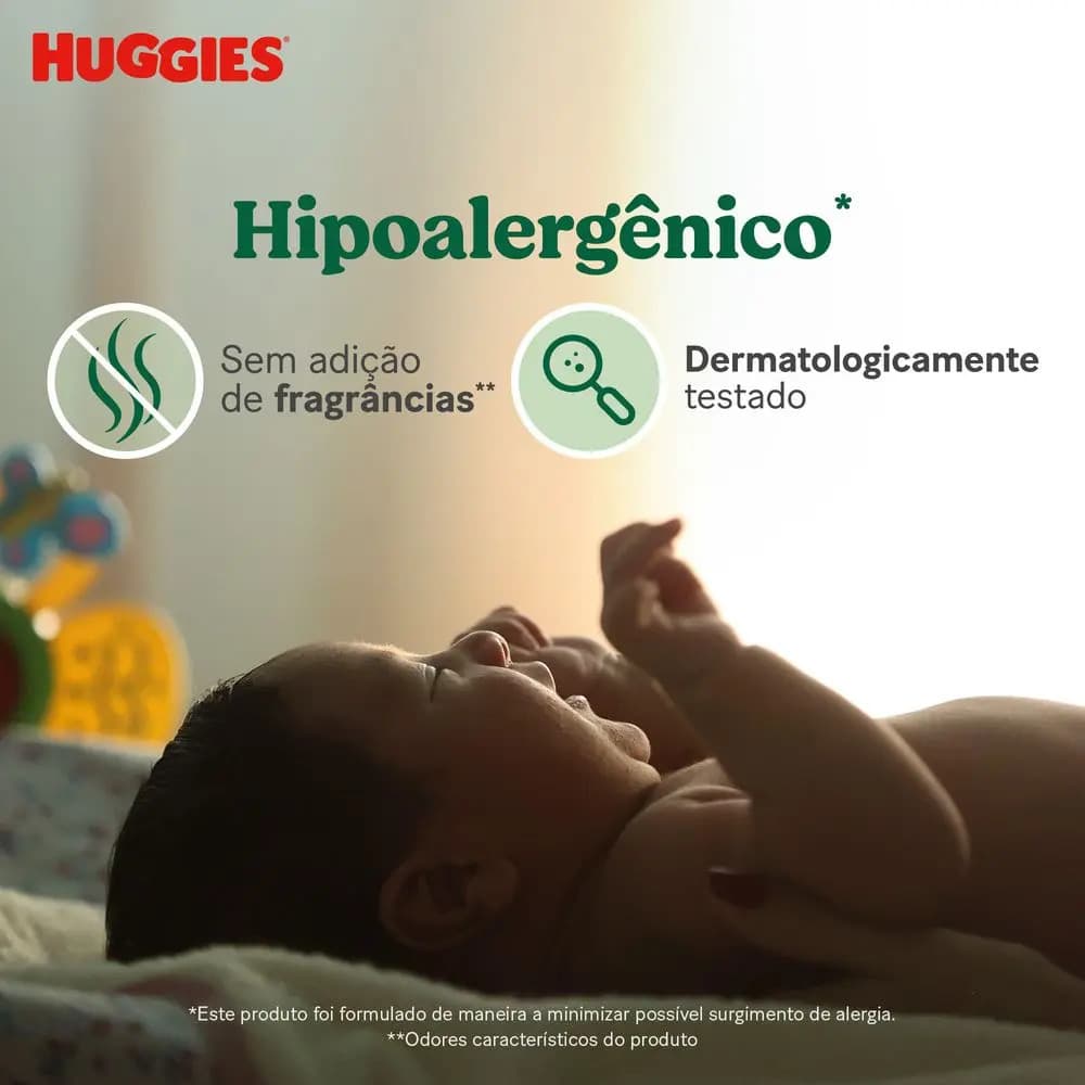 Huggies Fralda Descartável Premium Natural Care RN 34 Unidades — imagem 4