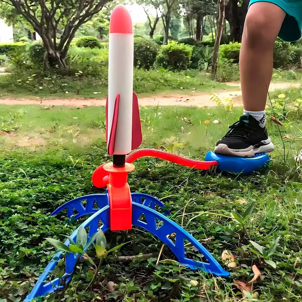 Brinquedo Lançador Radical Foguete Espacial Infantil Luzes — imagem 4