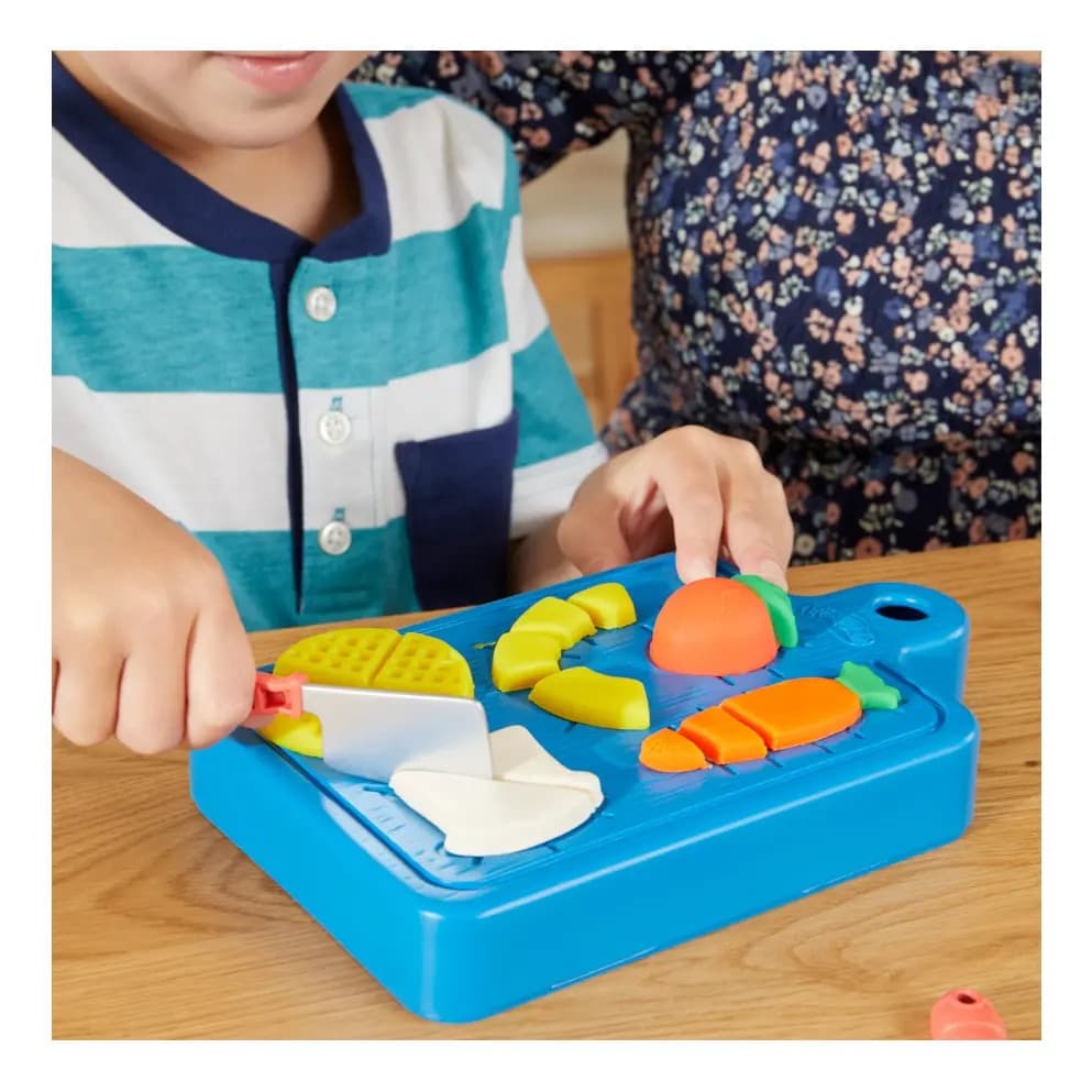 Conjunto Play-doh Pequenos Chefs Starter Branco Vermelho Verde Laranja E Amarelo — imagem 2
