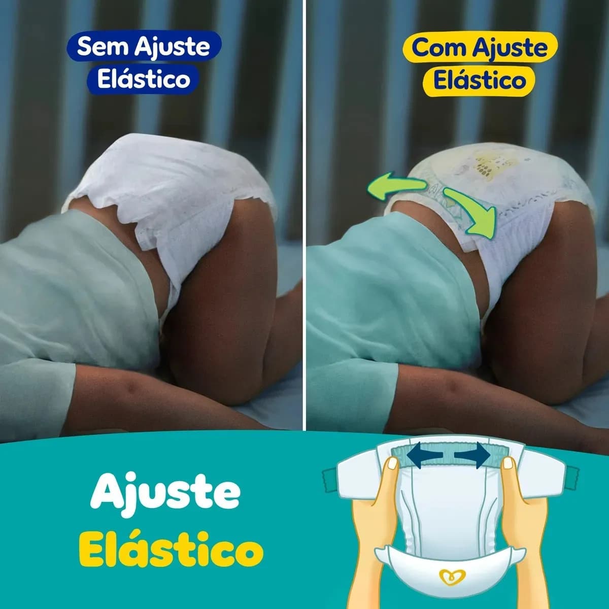 Fralda Pampers Confort Sec Tamanho G, 92 Un — imagem 3