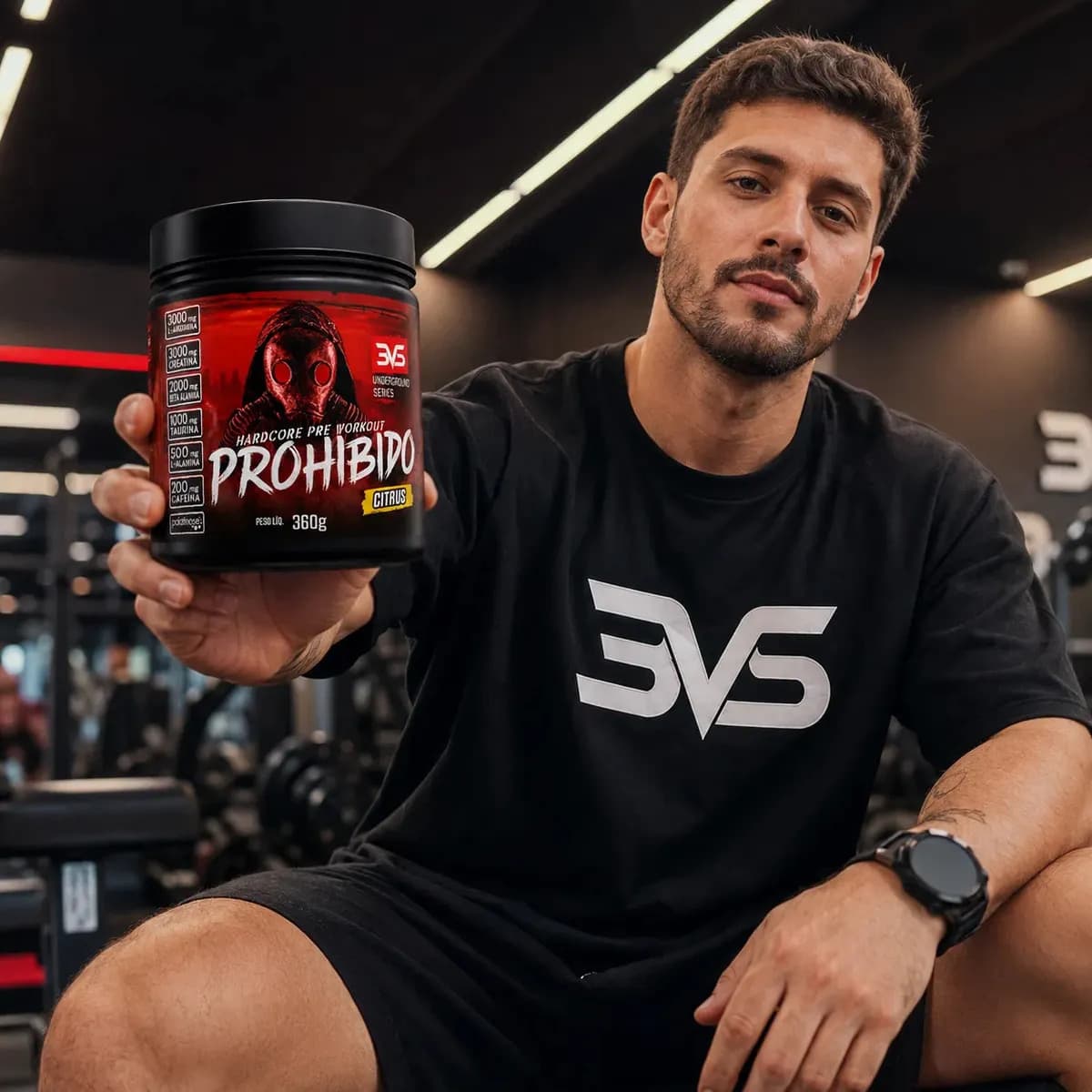 Prohibido Pré Treino 360g - Sabor: Cotton Candy - A Combinação Perfeita De 8 Ingredientes Que Proporcionam Energia Do Início Ao Fim Do Seu Treino — imagem 3