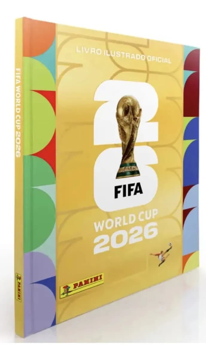Álbum Copa Do Mundo 2026 Capa Dura Ouro Dourado Panini — imagem 2