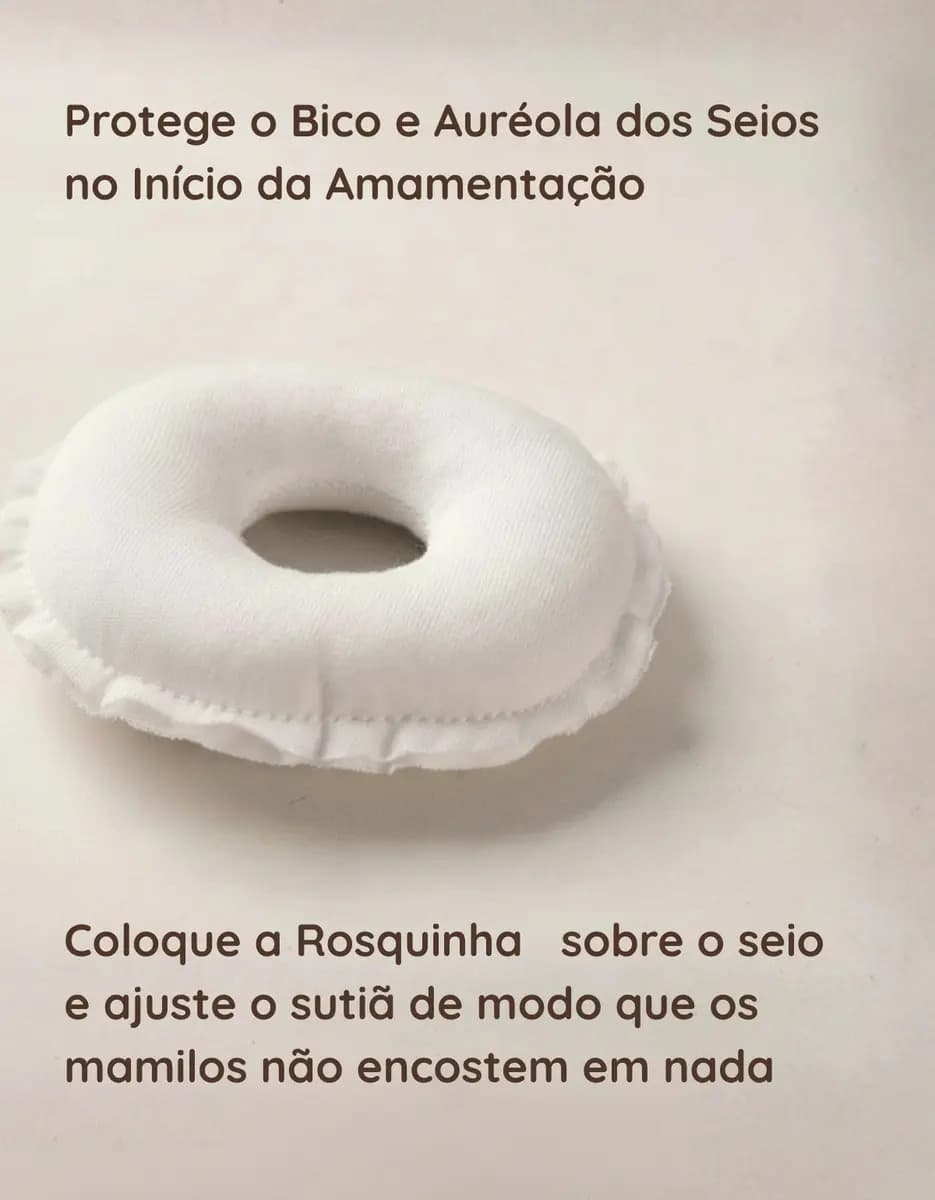 Absorvente de Seios Rosquinha Amamentação Off White — imagem 2