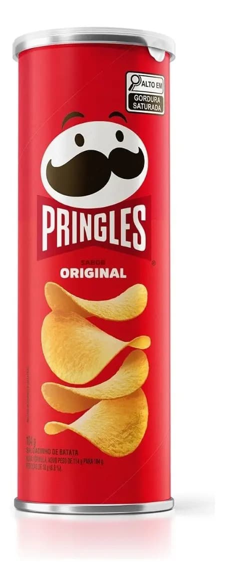 Salgadinho De Batata Sabor Original Tubo 104g Pringles — imagem 2
