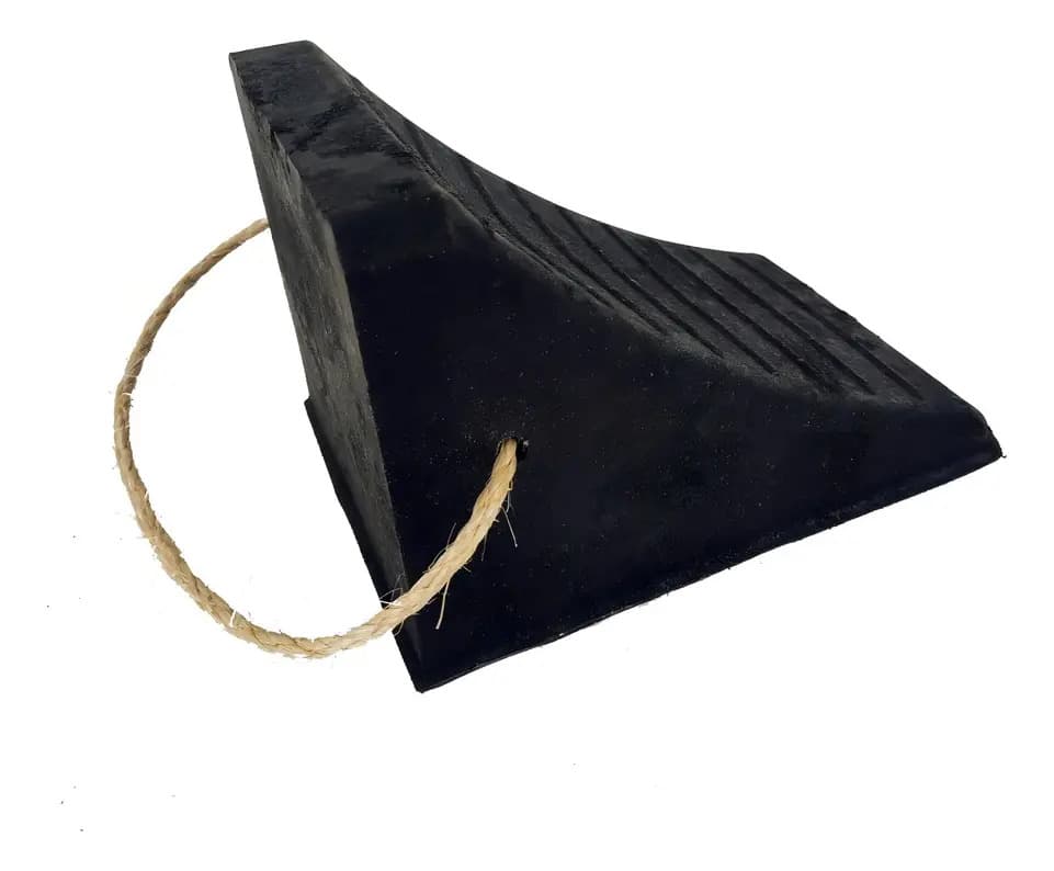 10 Un Calço De Roda Para Caminhao Caminhonete - Nbr 9735 Cor Preto — imagem 2