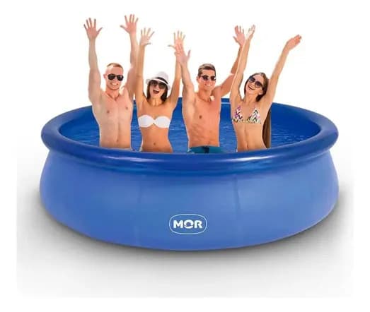 Piscina Splash Fun Redonda Inflável 2400 Litros - Mor — imagem 3