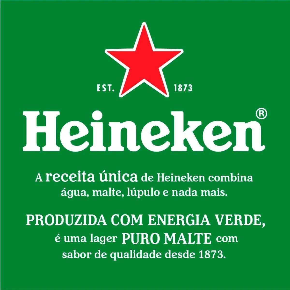 Cerveja Heineken Premium Puro Malteloira lata 269ml — imagem 4