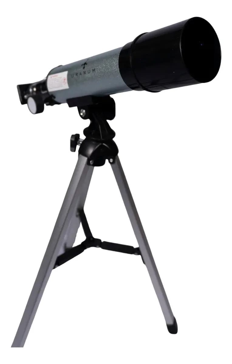Uranum Venus 1 Telescopio Prateado Refractor 50mm — imagem 3