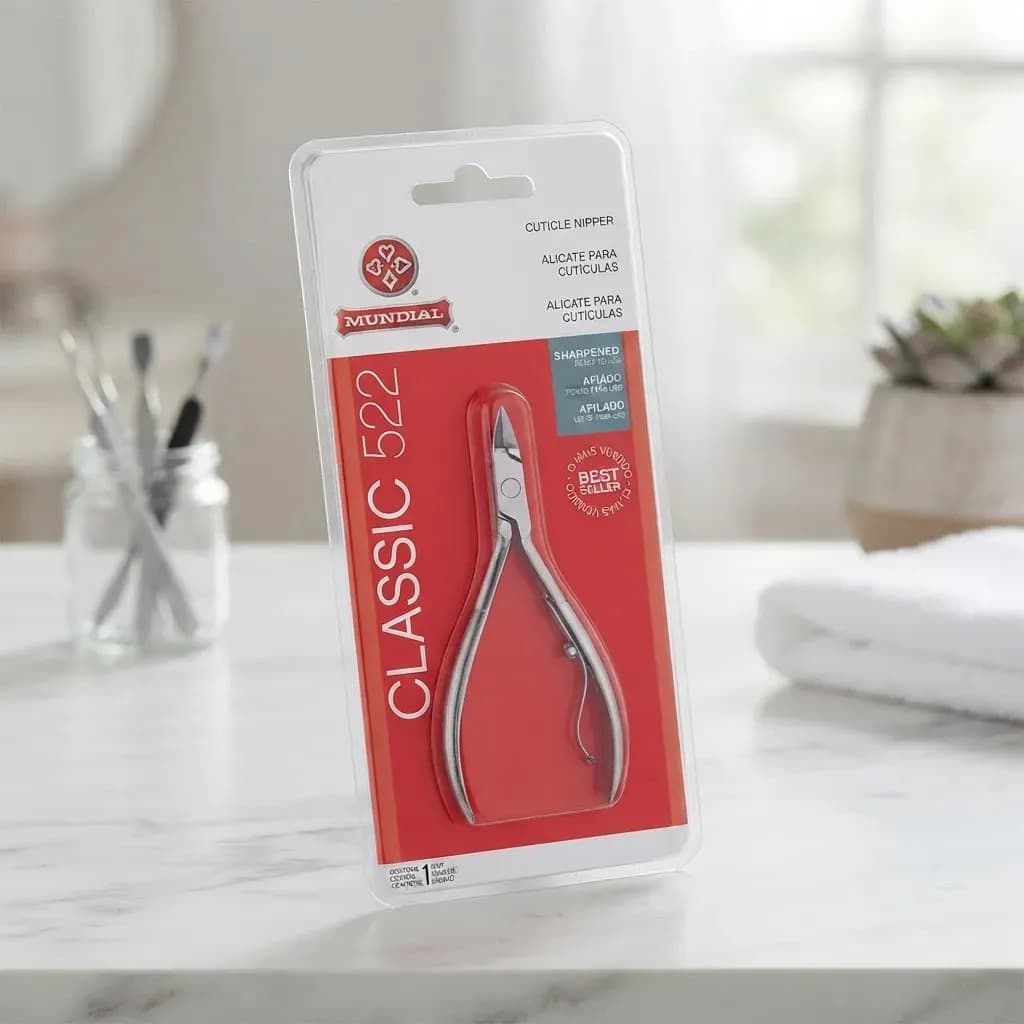 Alicate Cuticula Profissional Classic 522 Mundial S A Prateado — imagem 2