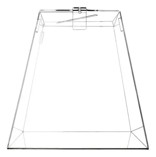 Urna Acrílico Transparente Piramide 20x20x12cm — imagem 3