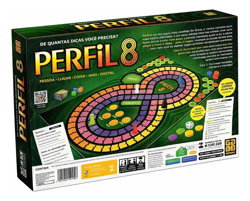 Jogo de Tabuleiro - Perfil 8 - Grow - 4992 — imagem 2