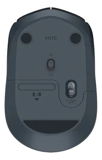 Mouse Sem Fio USB Ambidestro Compacto Logitech M170 Preto — imagem 5