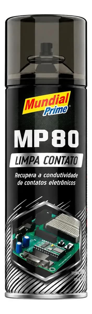 Limpa contato spray conectividade