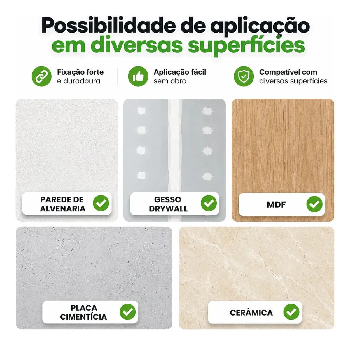 Painel Ripado Decorativo 3D Autocolante – 2,5m | EVA Linha Play Cor Creme – Meu Rodapé — imagem 6
