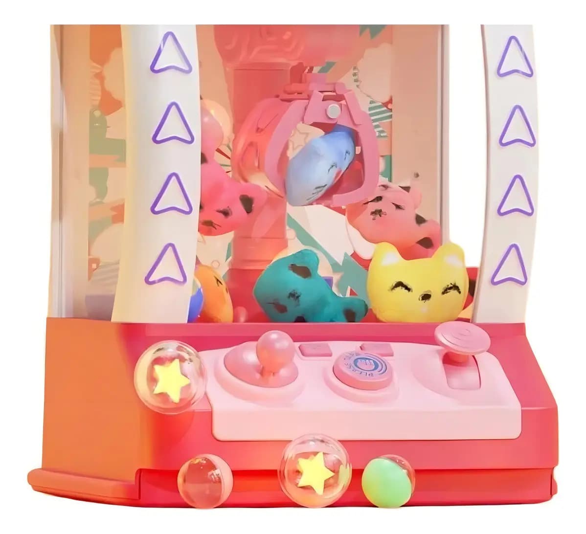Mini Maquina Garra Divertida Pega Bolinhas Pelucia Dm Toys — imagem 3