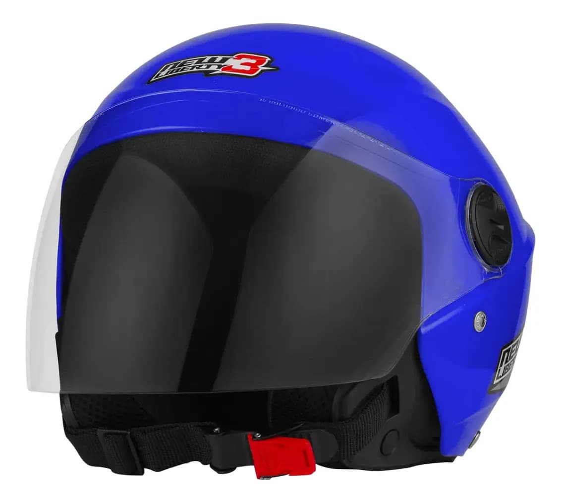 Capacete Moto Aberto Pro Tork New Liberty Three Amarelo Tamanho 56 Desenho Solid Viseira Cristal — imagem 2