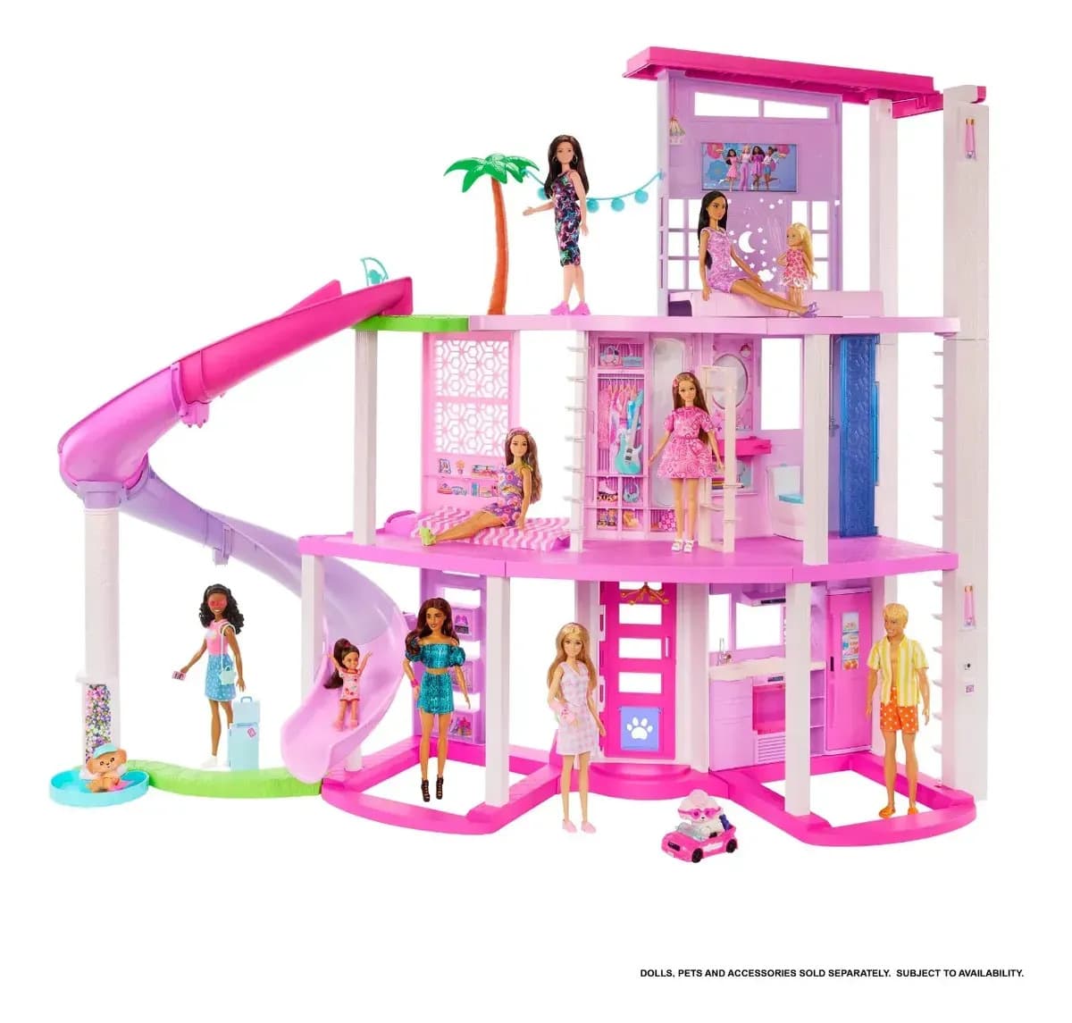 Casa dos Sonhos da Barbie conjunto de brinquedos Com Piscina E Acessórios Com 2 Andares Para Crianças A Partir De 3 Anos Casa da Barbie