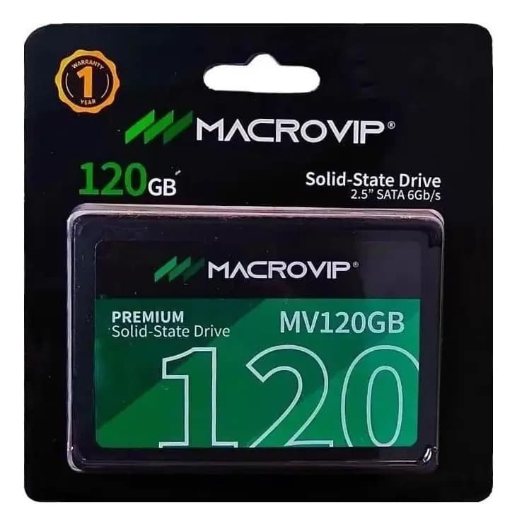 Hd Ssd Macrovip Premium 120gb 2.5'' Cor Preto