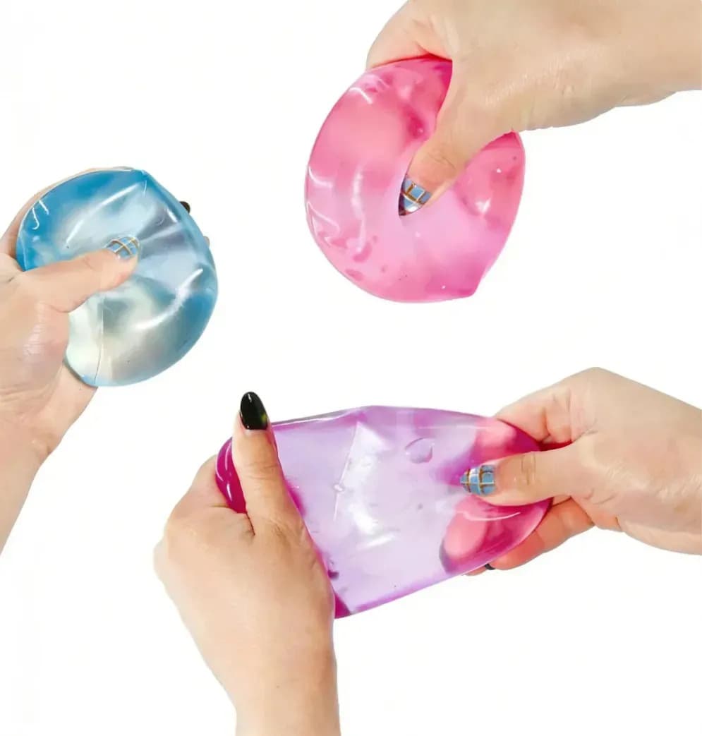 Brinquedo Anti Estresse Needoh Nice Cube Bola Relaxante Azul — imagem 5