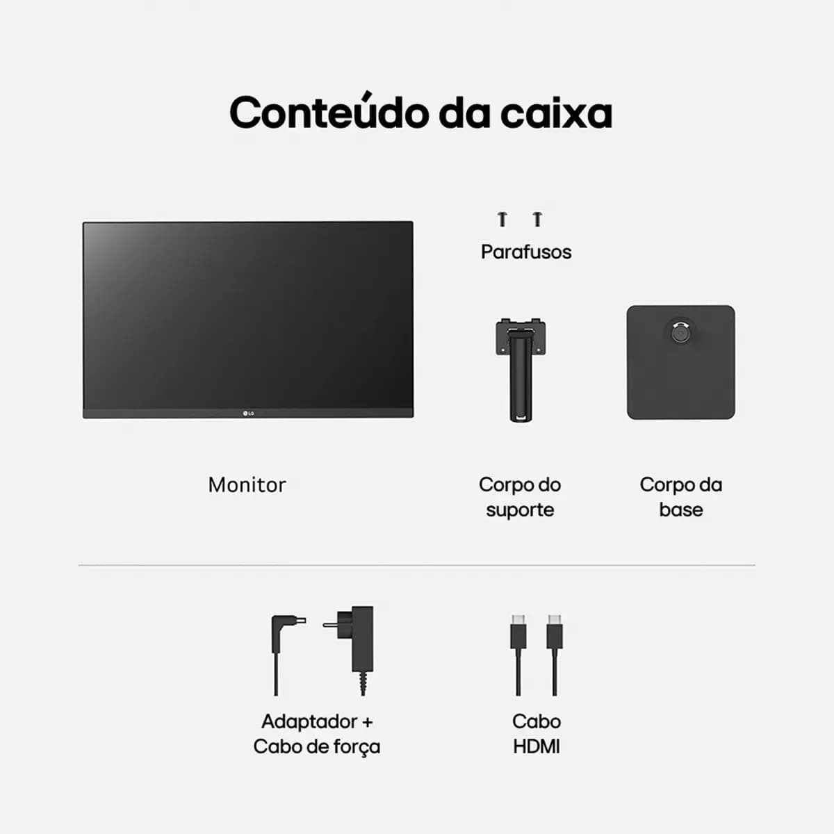 Monitor PC Gamer LG 24”- IPS, Full HD, 100Hz, HDMI, Preto - 24MS500-B — imagem 3