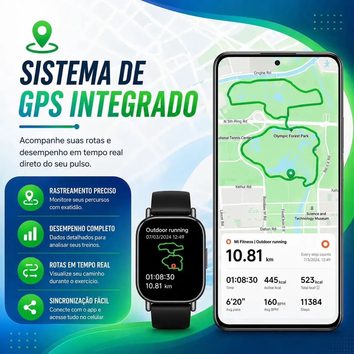 Relógio Smartwatch Redmi Watch 5 Active Lite Xiaomi Preto Prateado — imagem 6