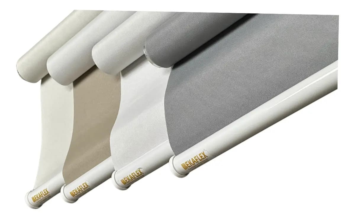 Cortina Rolo Blackout 0% Quartos/salas 2,00 L X 1,40 A Cor Cinza — imagem 3