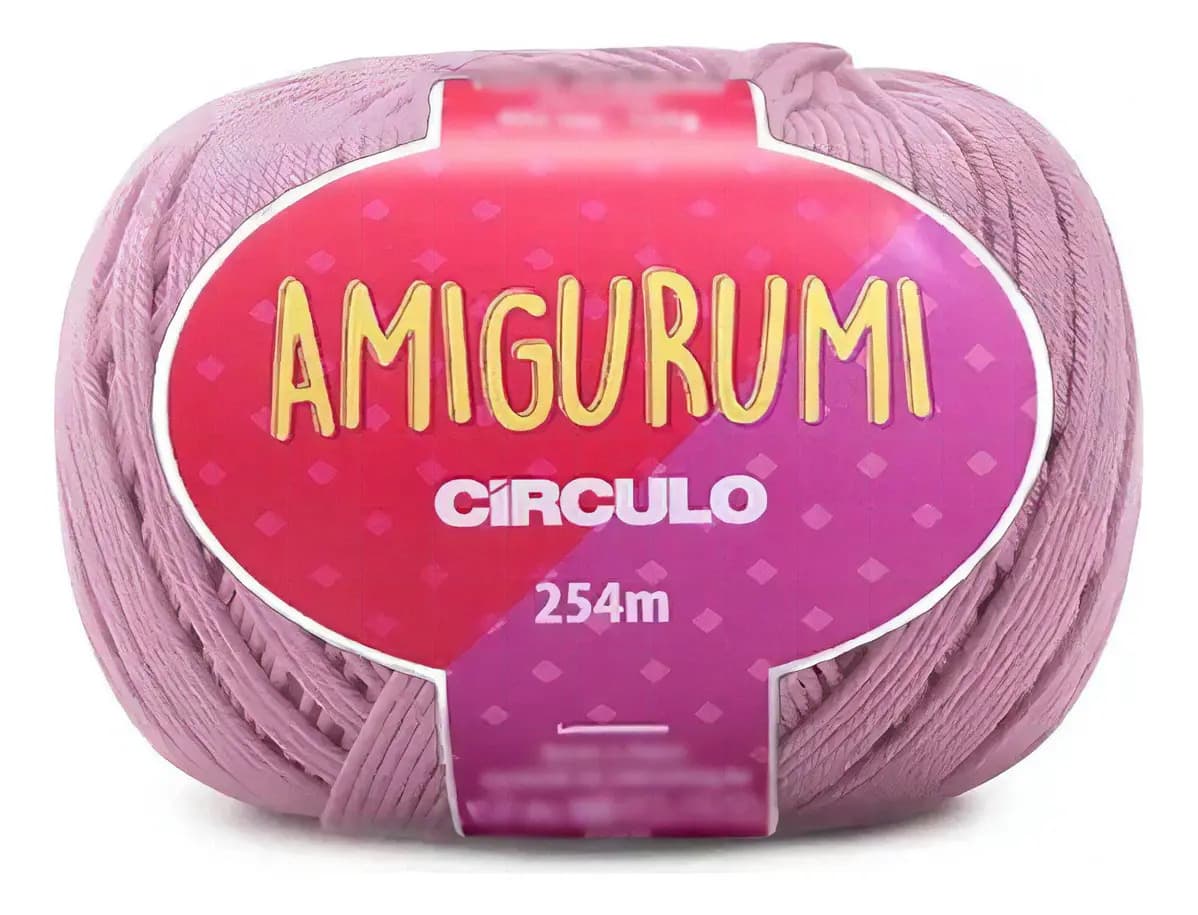 Linha Fio Amigurumi 100% Algodão Trico Croche Círculo 254m Cor 6161 - Violeta — imagem 2