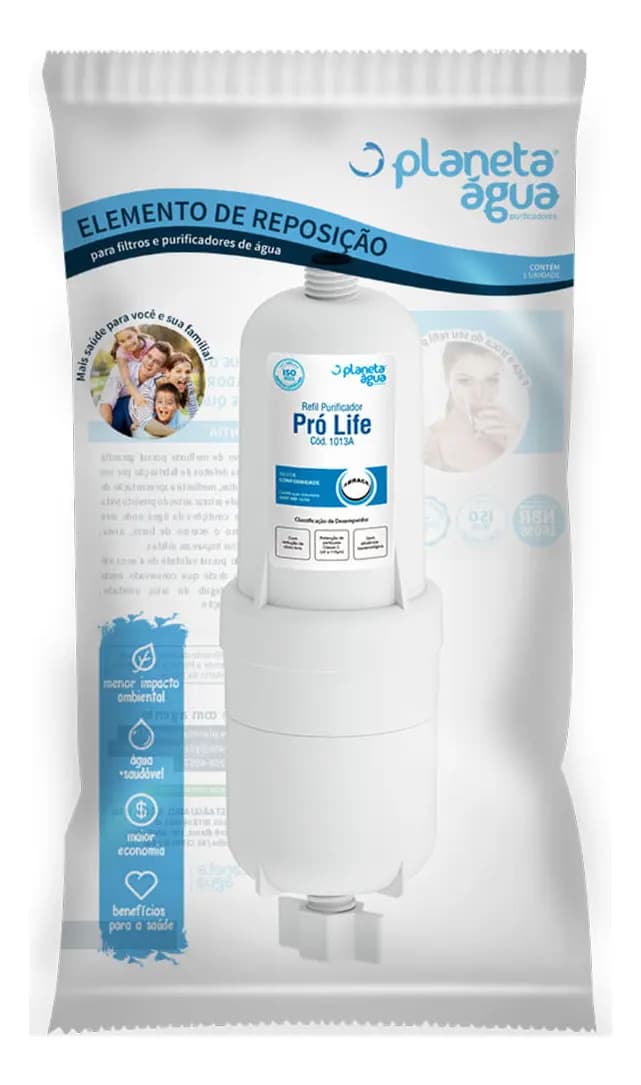Kit 5 Refis Filtro Água Planeta Água Pro Life Soft Everest Compatível — imagem 4