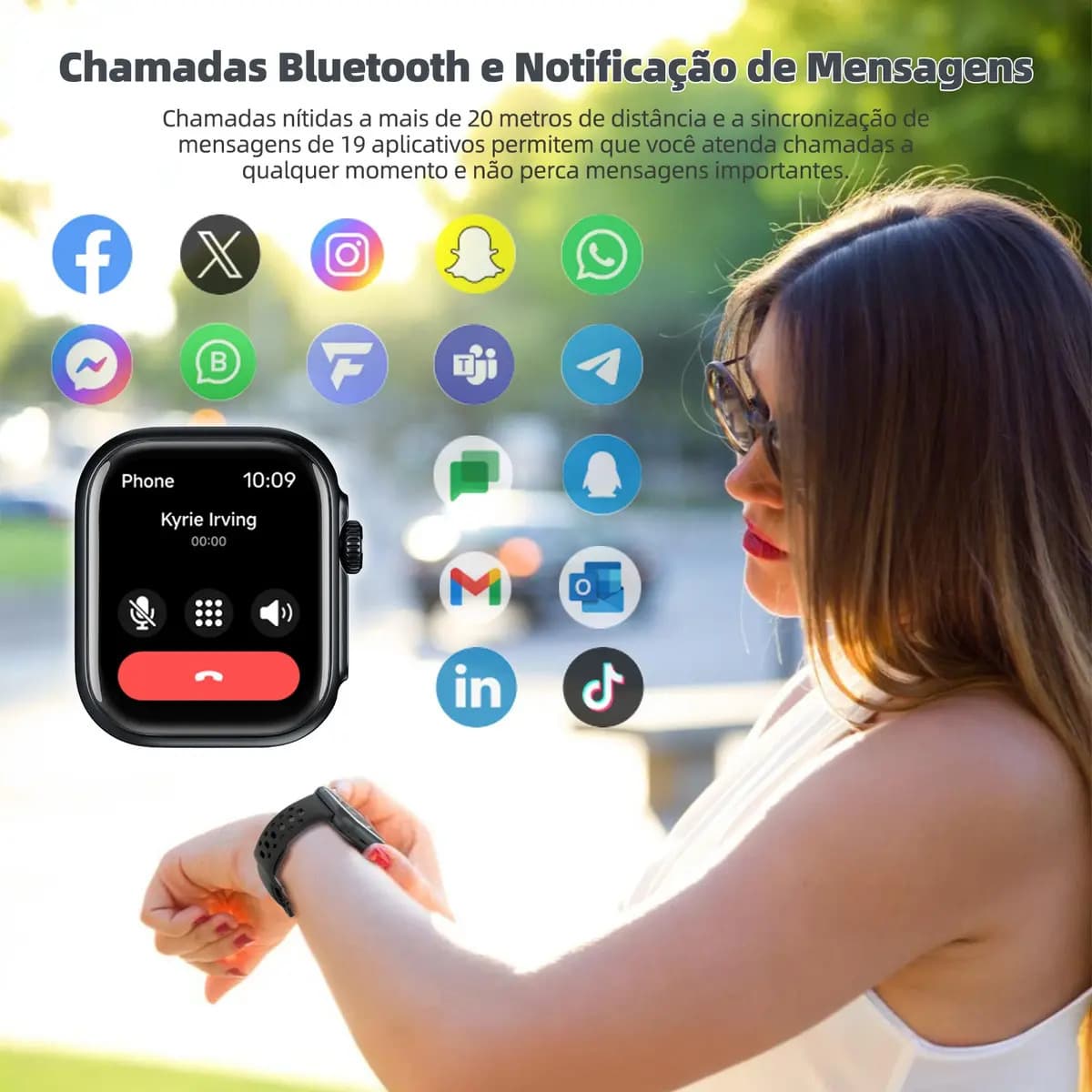 Relógio Smartwatch Bettdow FB041 GPS Alexa 5M/IP68 À Prova D'Água — imagem 2