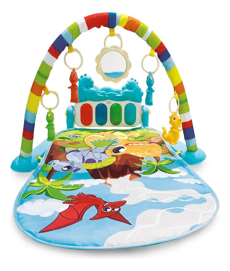 Tapete de Atividades Para Bebê Piano Play Funny Dino Maxi Baby — imagem 3