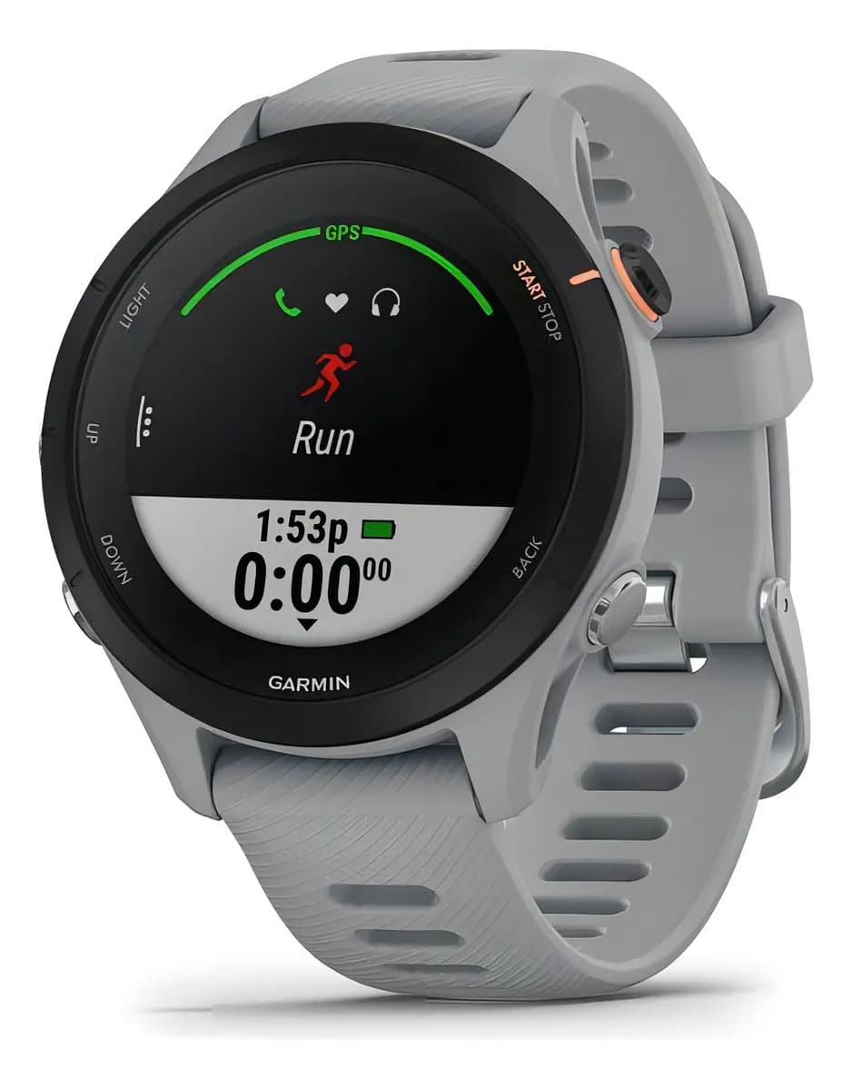 Smartwatch Garmin Forerunner 55, Tela LCD MIP 1.04", Caixa Polímero 42mm, Pulseira Silicone Branca — imagem 5