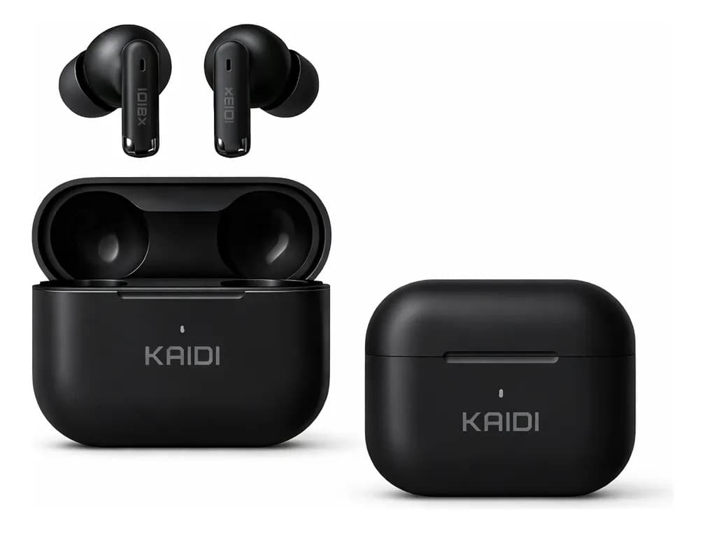 Fone Bluetooth 5.4 Sem Fio Tws Kaidi Kd780 Graves Potentes Preto — imagem 4