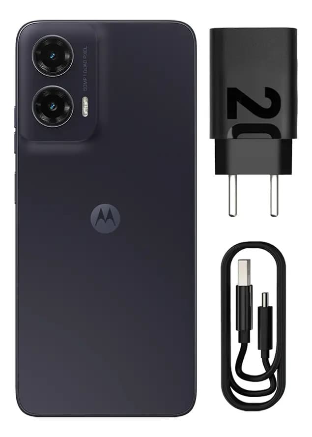 Smartphone Motorola Moto g35 5G - 128GB 4GB RAM+8GB Ram Boost, e Camera 50MP com AI NFC Tela 6.7" com Superbrilho - Grafite — imagem 2