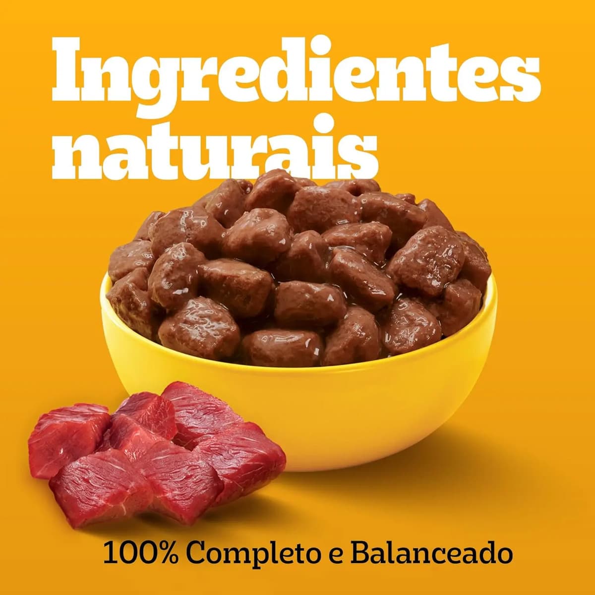Ração Úmida Pedigree para Cão Adulto de Raças Pequenas Sabor Carne ao Molho - Kit com 12 Sachês de 100g — imagem 5