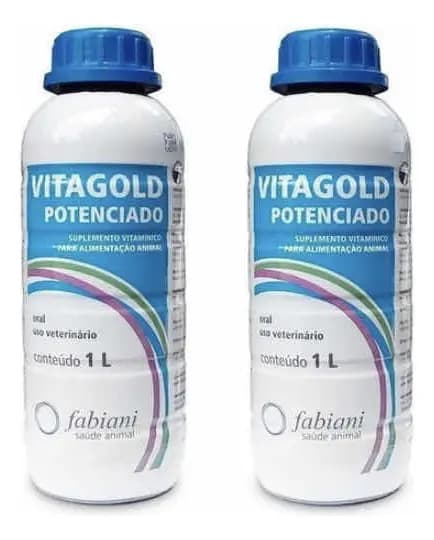 2 Vitagold Potenciado Suplemento Vitamínico Para Animais 1 L — imagem 2