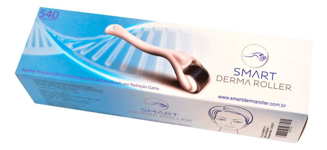 Derma Roller 1.00mm 540 Agulhas Rolo Microagulhamento Smart GR — imagem 6