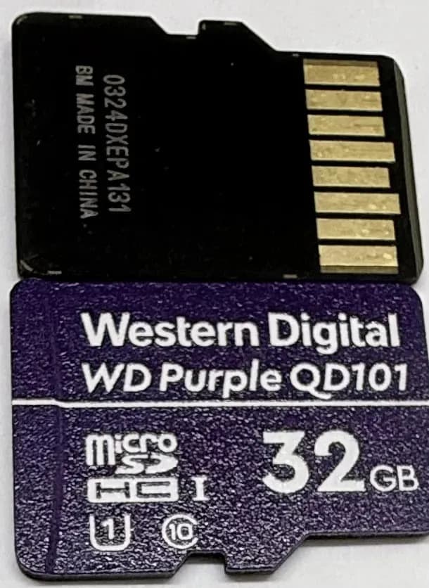 Cartão Micro Sd 32gb 16tbw Western Digital Purple — imagem 4