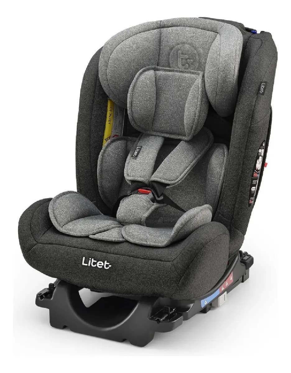 Cadeira De Carro All Stages 2.0 Isofix 0-36kgs Cinza Litet — imagem 5