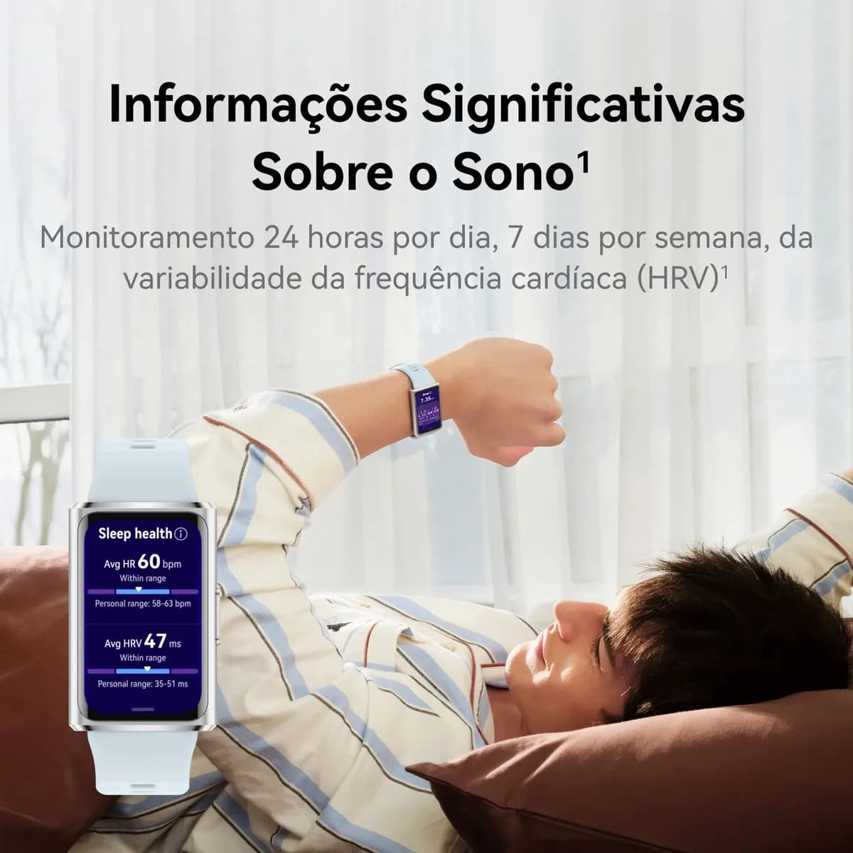 Smartwatch HUAWEI Band 11 Pro Posicionamento GNSS Autônomo Tela 162" AMOLED Bateria com Autonomia de Até 14 Dias Monitoramento Aprimorado do Sono Compatível com — imagem 6