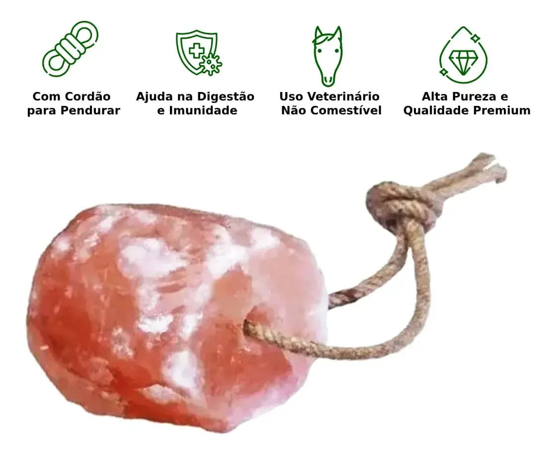 Sal Rosa Himalaya Bovinos Equinos Caprinos 2.4 a 3.4kg Full — imagem 4