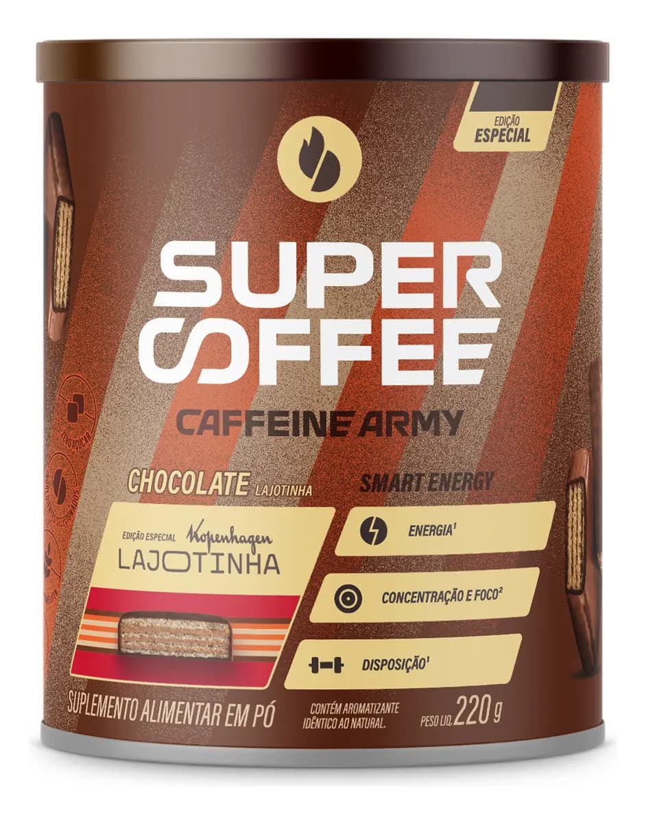 Supercoffee Lajotinha Classic Size 220g Caffeine Army Chocolate