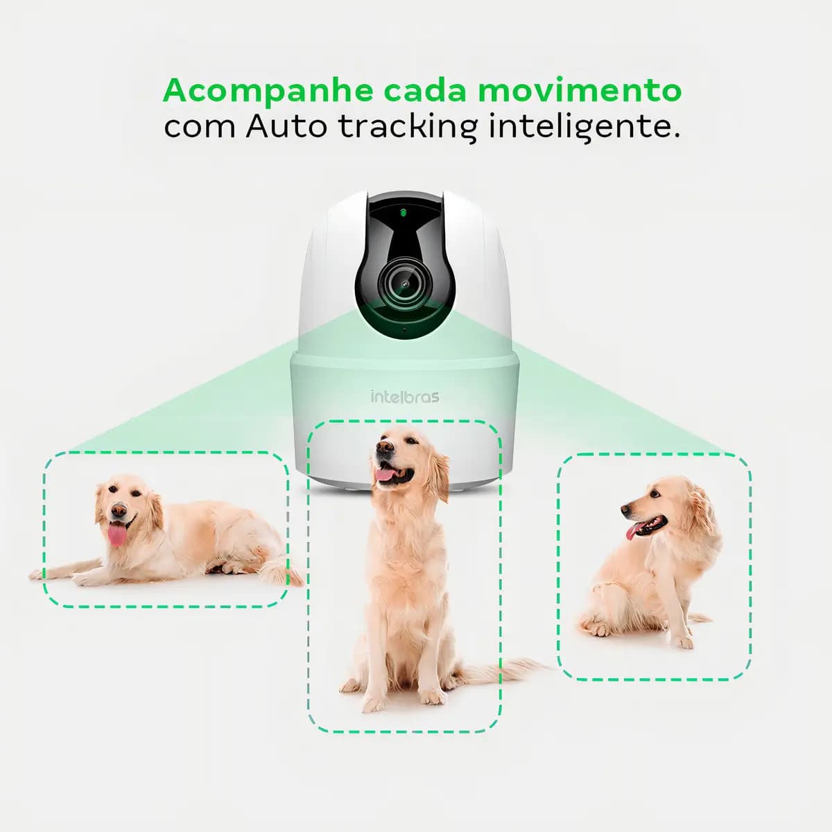 Câmera Inteligente Intelbras Ime 360 3mp Visão 360 Wi-fi Cor Branco — imagem 5
