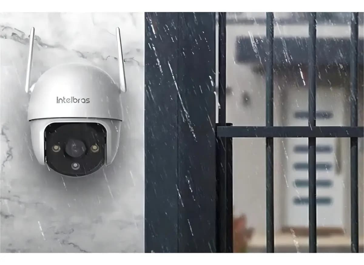 Câmera Inteligente Resistente a Chuva e Poeira iM7 S Branca Intelbras — imagem 2