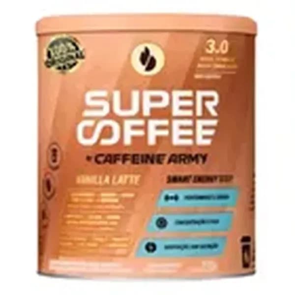 Super Coffe By Caffeine Army (pote) 220g Sabor Vainilla latte