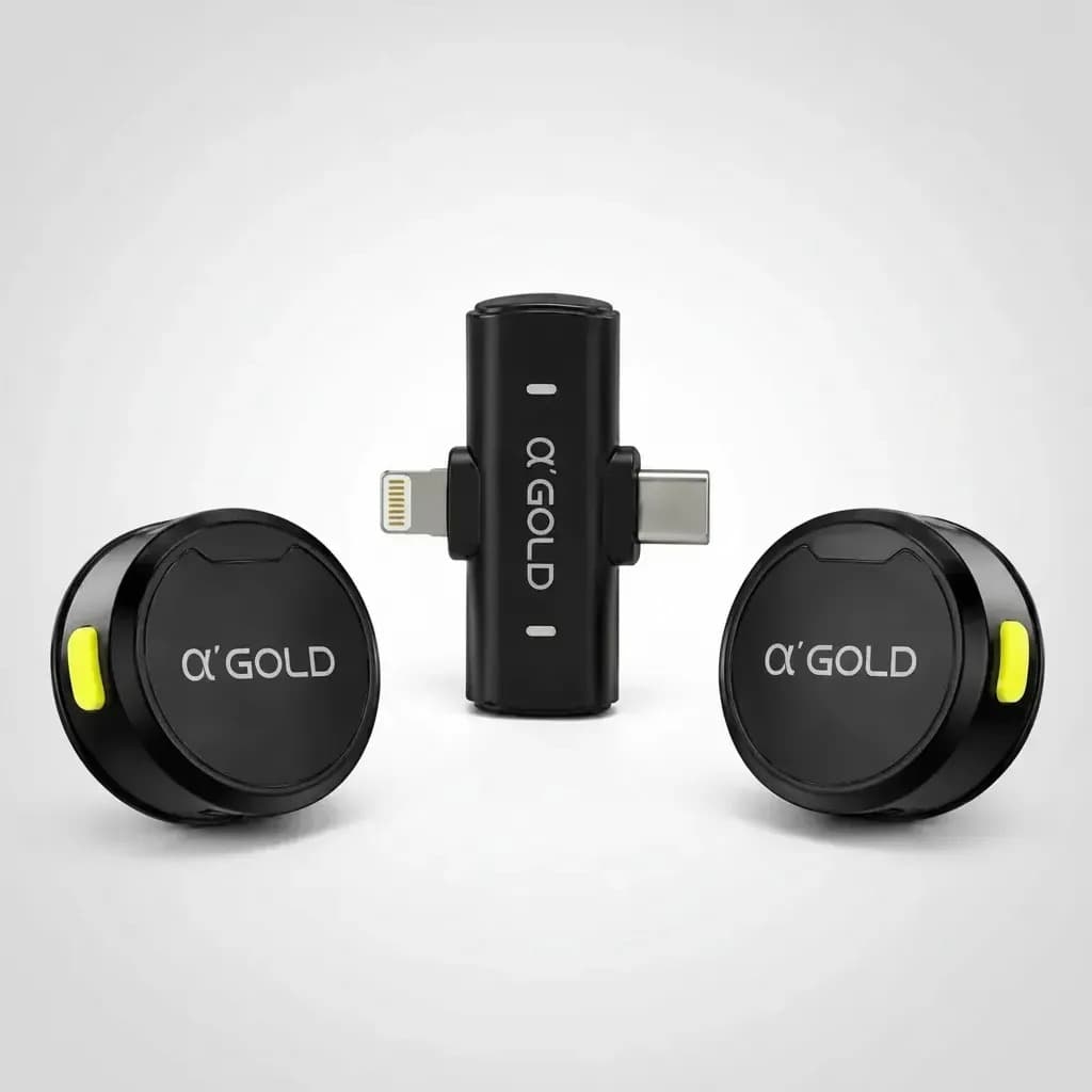 Microfone Lapela Duplo Anti Ruído Tipo C E Lightning iPhone — imagem 2