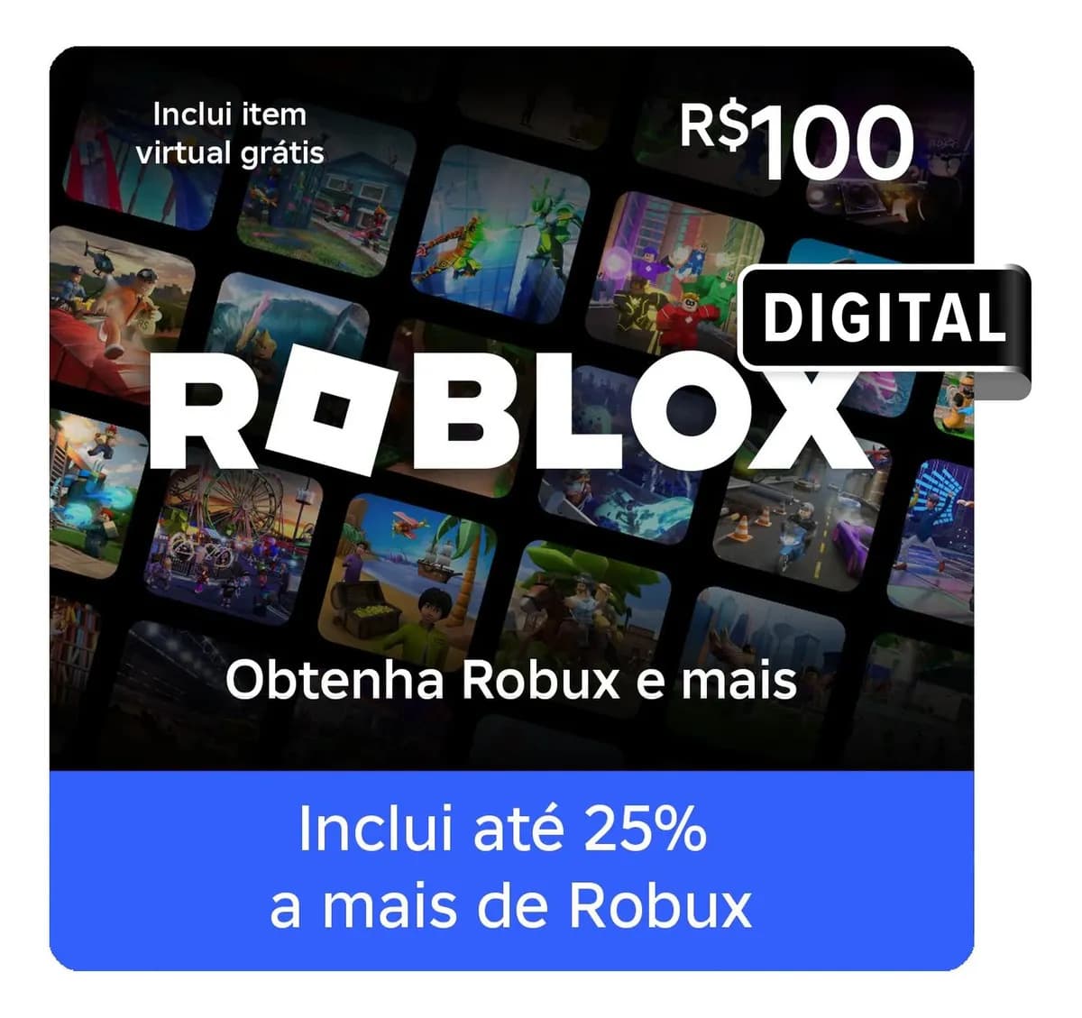 Roblox R$ 100 eGift (Digital)
