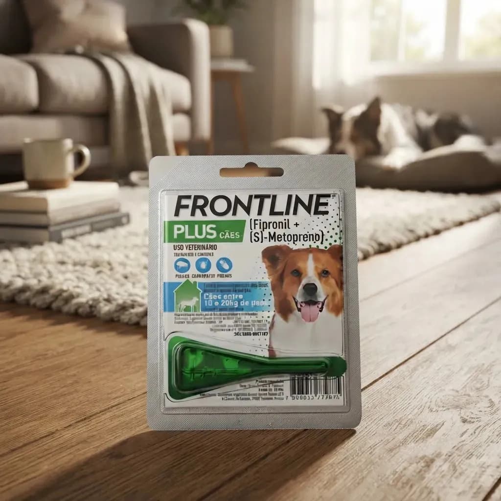 Antipulgas Carrapatos Frontline Plus Cães 10kg a 20kg 1,34ml — imagem 6