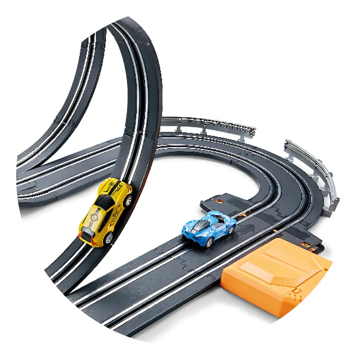 Pista Autorama Elétrica Com 3,40 Metros Double Looping — imagem 4