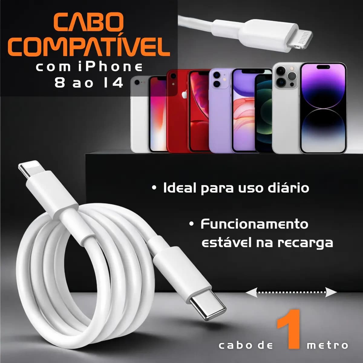 Carregador Turbo 40w Para iPhone 11 12 13 14 Pro Max Usb Branco — imagem 5
